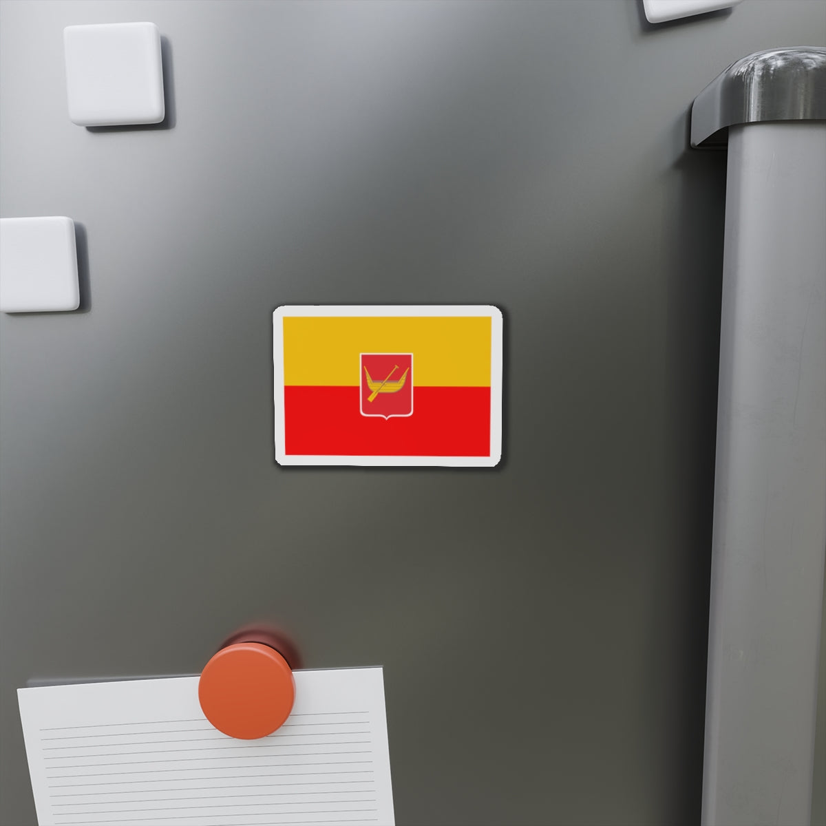 Flag of Łódź Poland - Die-Cut Magnet-The Sticker Space