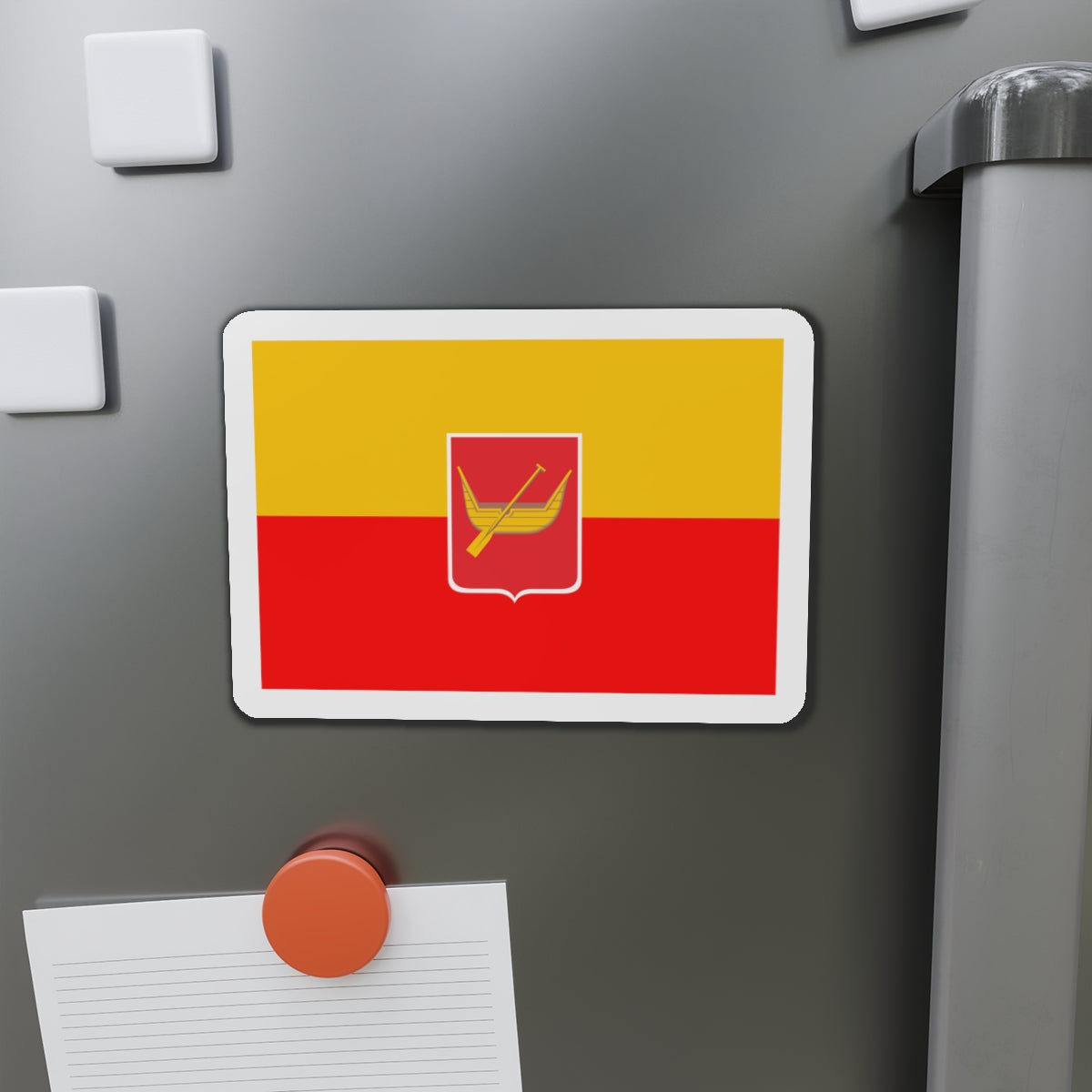 Flag of Łódź Poland - Die-Cut Magnet-The Sticker Space