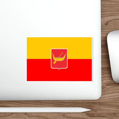 Flag of Łódź Poland STICKER Vinyl Die-Cut Decal-The Sticker Space