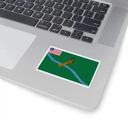 Flag of Lofa County (Liberia) STICKER Vinyl Kiss-Cut Decal - The Sticker Space