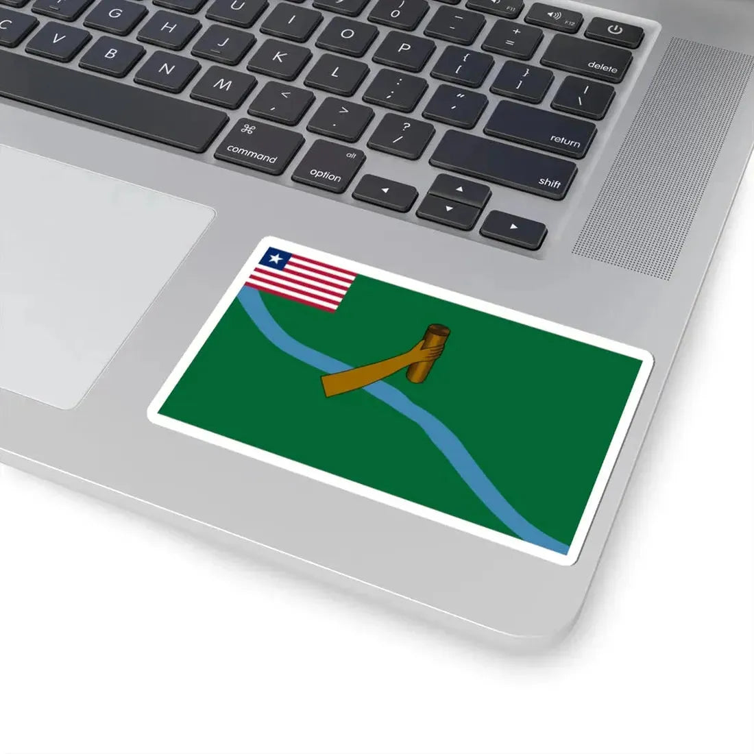 Flag of Lofa County (Liberia) STICKER Vinyl Kiss-Cut Decal - The Sticker Space