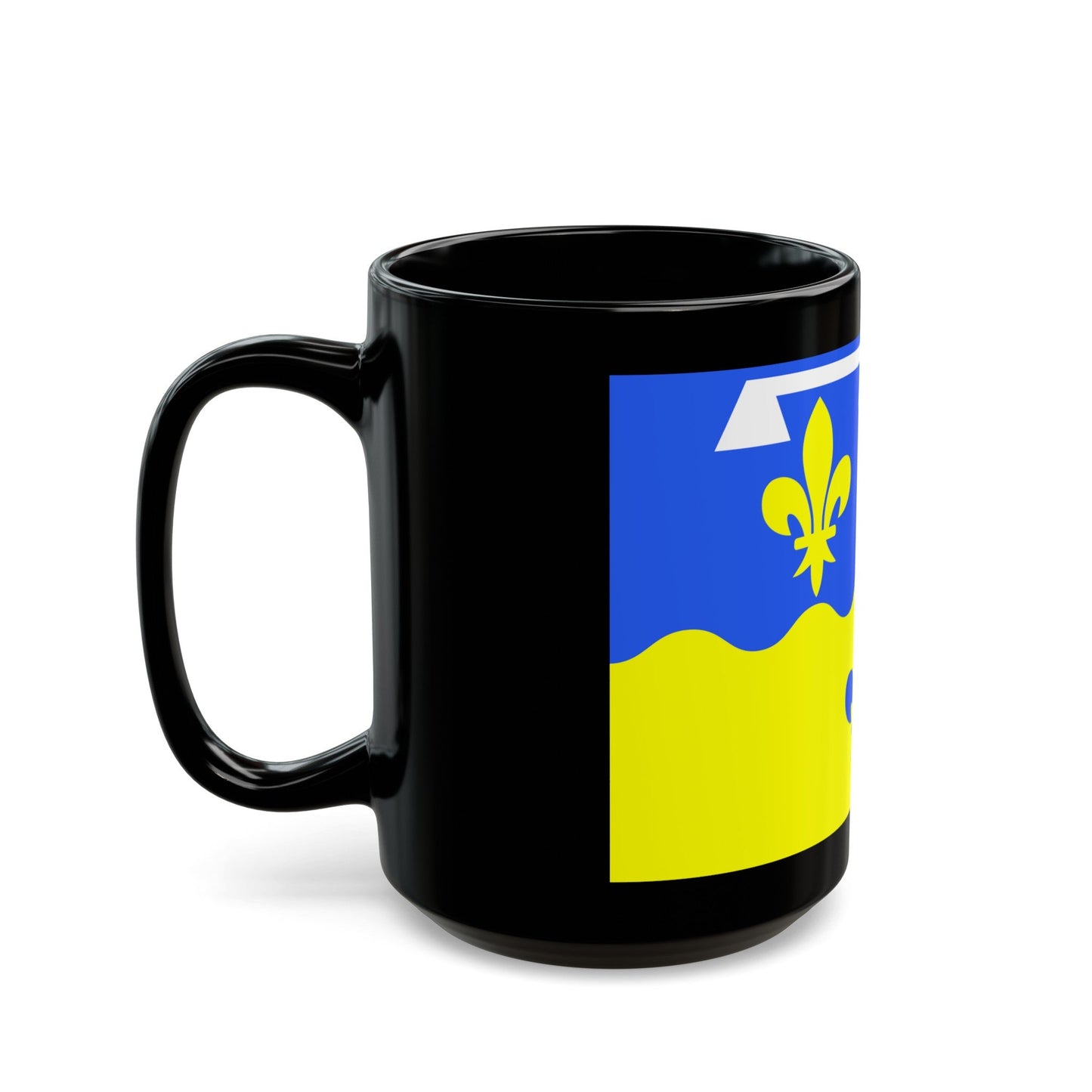 Flag of Loir et Cher France - Black Coffee Mug-The Sticker Space