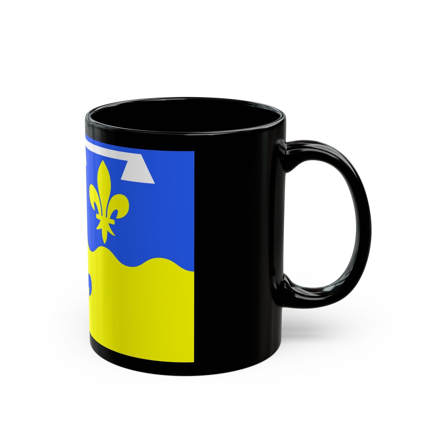 Flag of Loir et Cher France - Black Coffee Mug-The Sticker Space