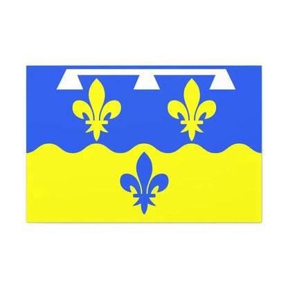 Flag of Loir et Cher France - Canvas Wall Art 36" x 24" 1.25" - The Sticker Space