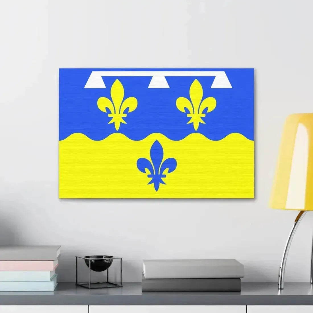 Flag of Loir et Cher France - Canvas Wall Art - The Sticker Space