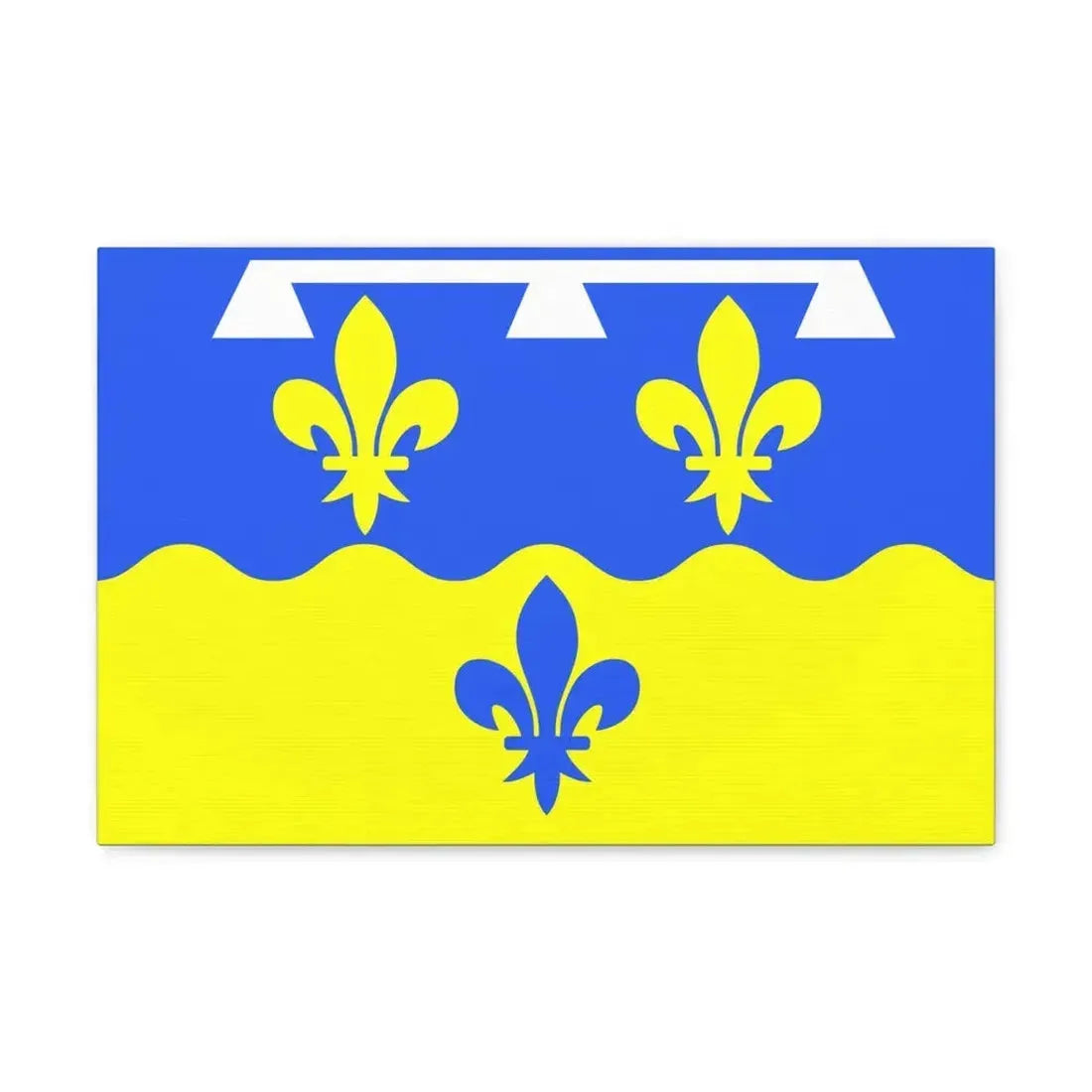 Flag of Loir et Cher France - Canvas Wall Art - The Sticker Space