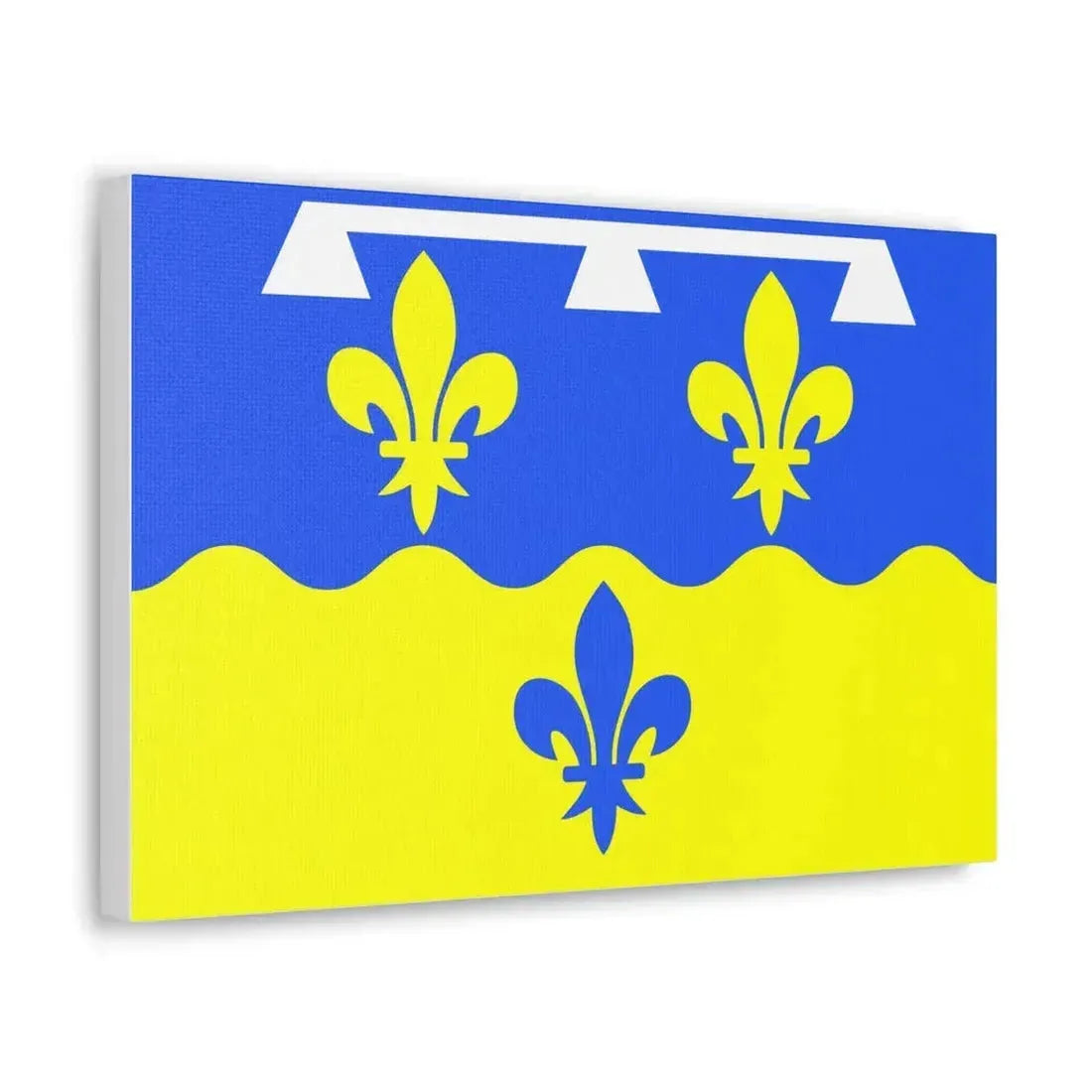 Flag of Loir et Cher France - Canvas Wall Art - The Sticker Space