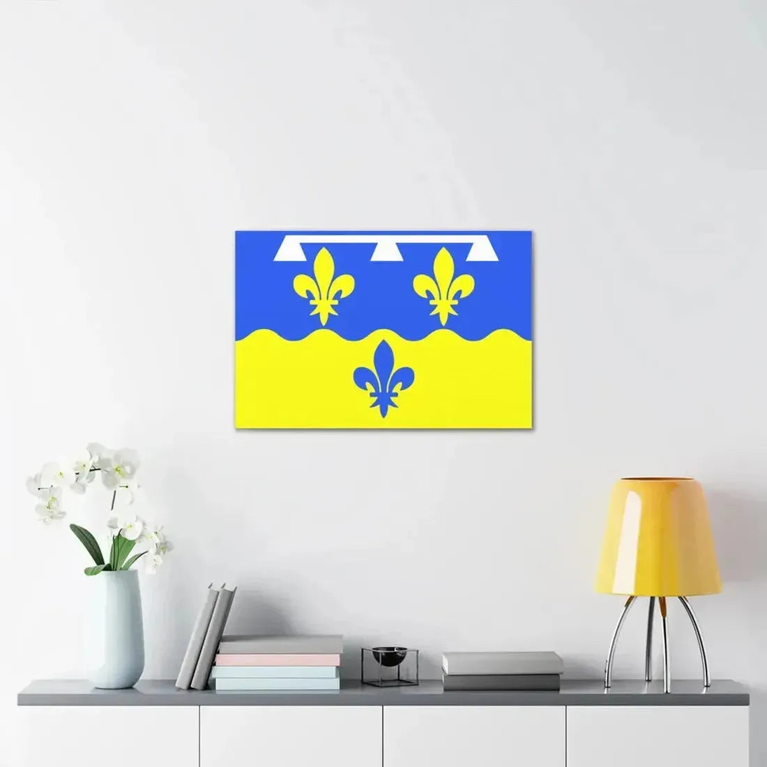 Flag of Loir et Cher France - Canvas Wall Art - The Sticker Space