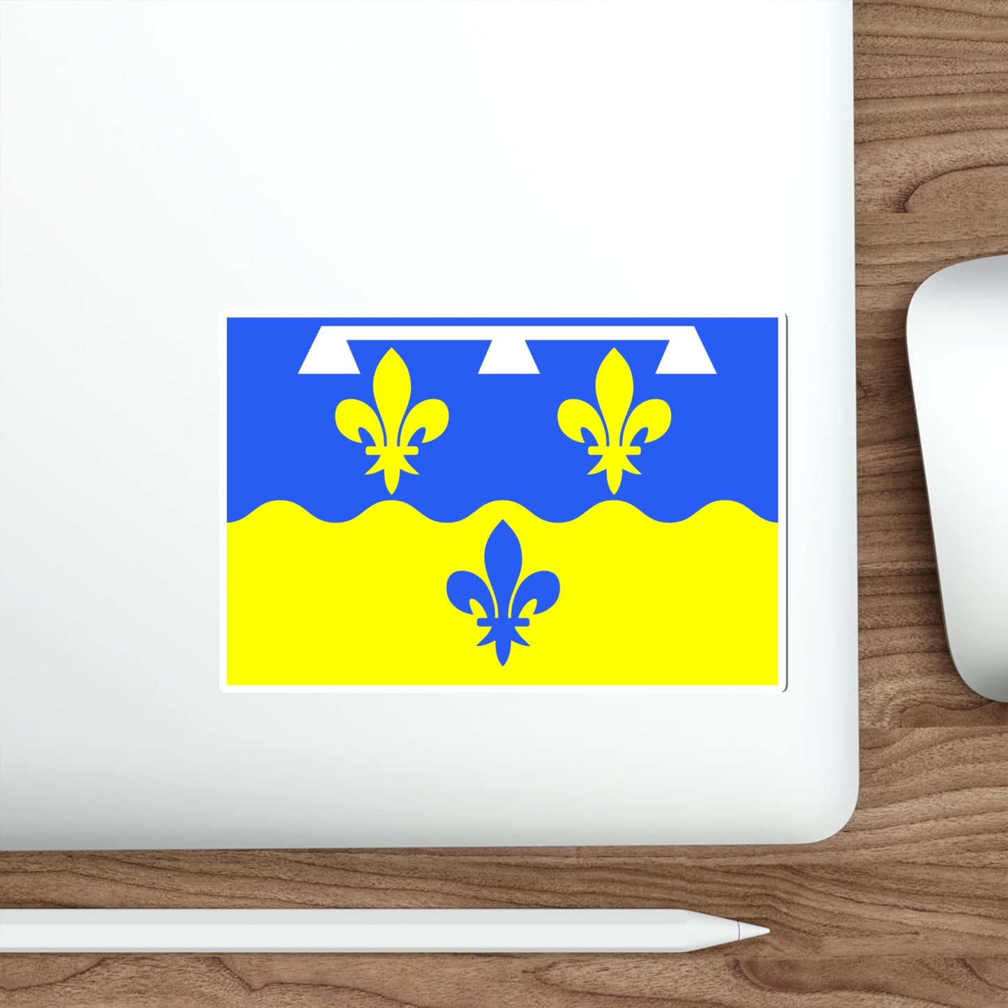 Flag of Loir et Cher France STICKER Vinyl Die-Cut Decal-The Sticker Space