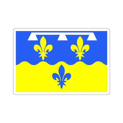 Flag of Loir et Cher France STICKER Vinyl Die-Cut Decal 5 Inch - The Sticker Space