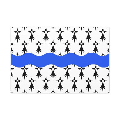 Flag of Loire Atlantique France 2 - Canvas Wall Art 30" x 20" 1.25" - The Sticker Space