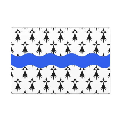 Flag of Loire Atlantique France 2 - Canvas Wall Art 36" x 24" 1.25" - The Sticker Space