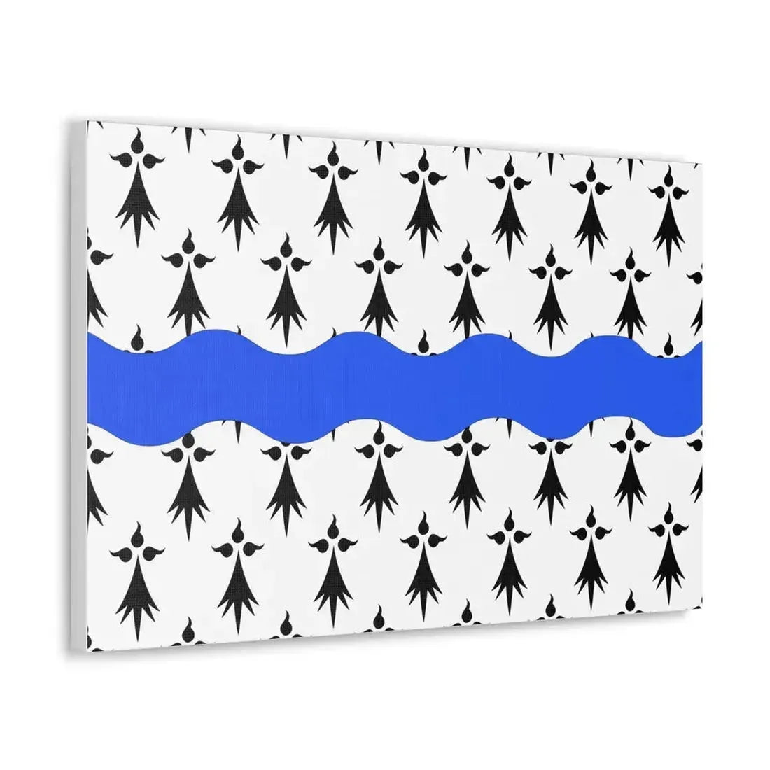 Flag of Loire Atlantique France 2 - Canvas Wall Art - The Sticker Space