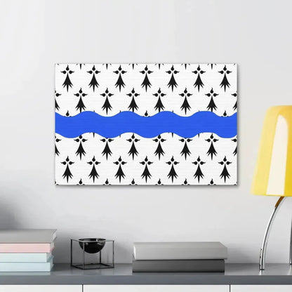 Flag of Loire Atlantique France 2 - Canvas Wall Art - The Sticker Space