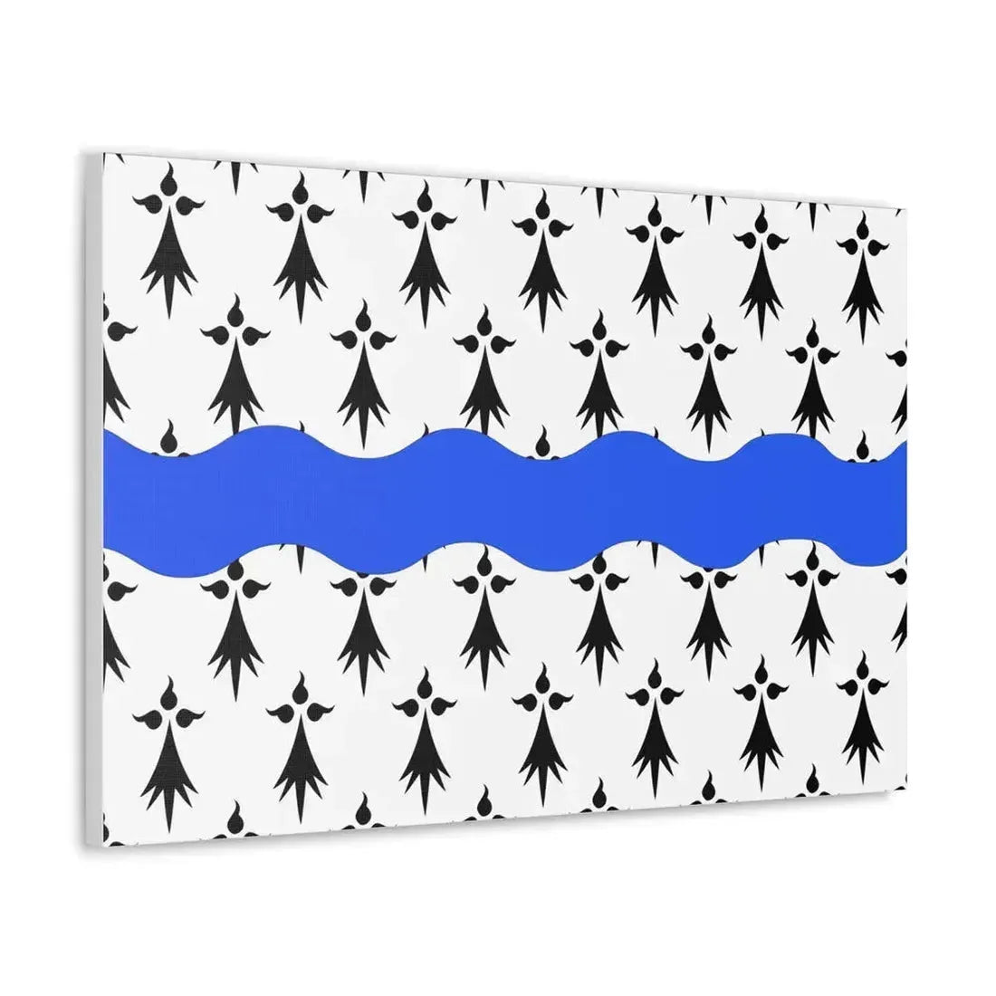 Flag of Loire Atlantique France 2 - Canvas Wall Art - The Sticker Space