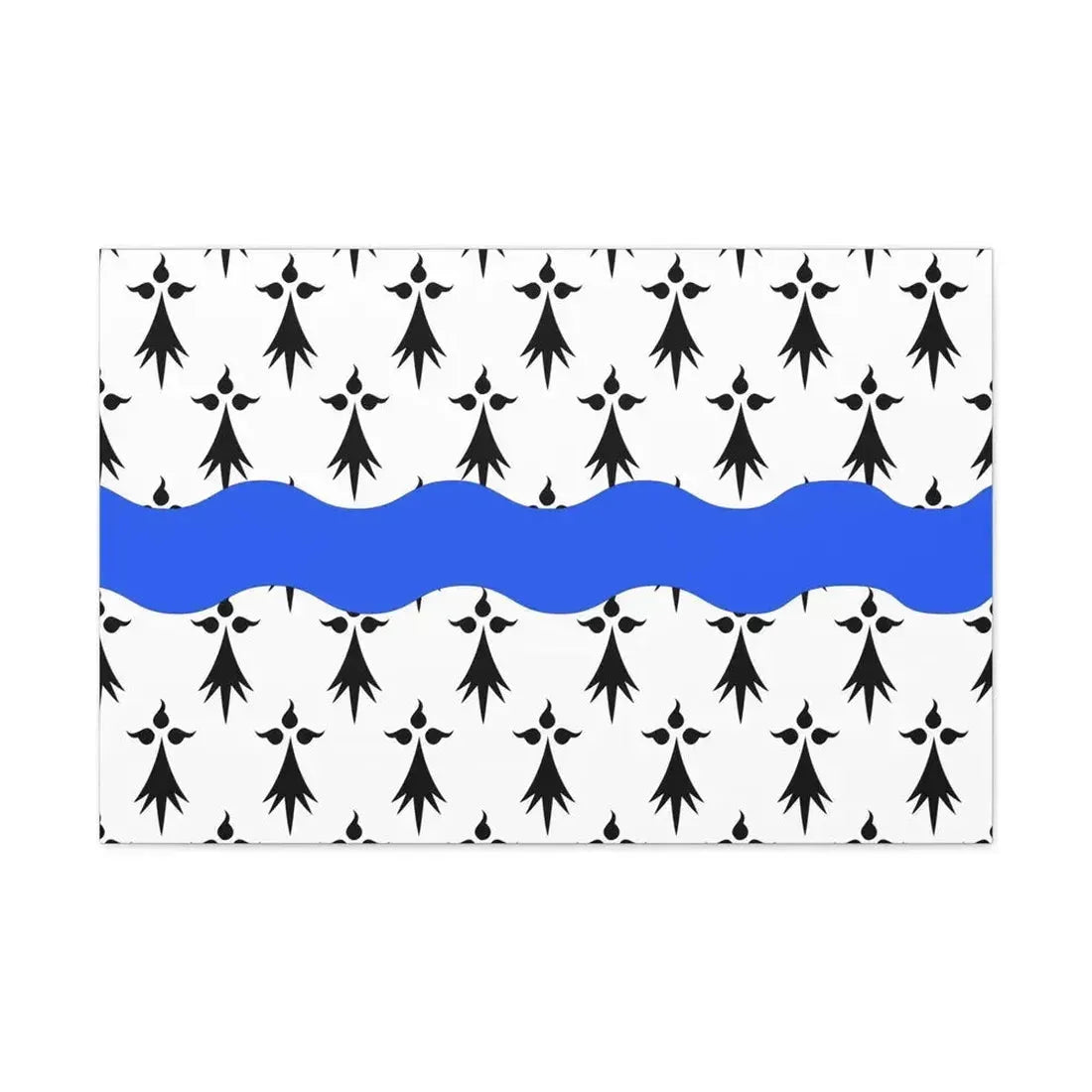 Flag of Loire Atlantique France 2 - Canvas Wall Art - The Sticker Space