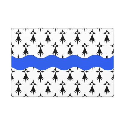 Flag of Loire Atlantique France 2 - Canvas Wall Art - The Sticker Space