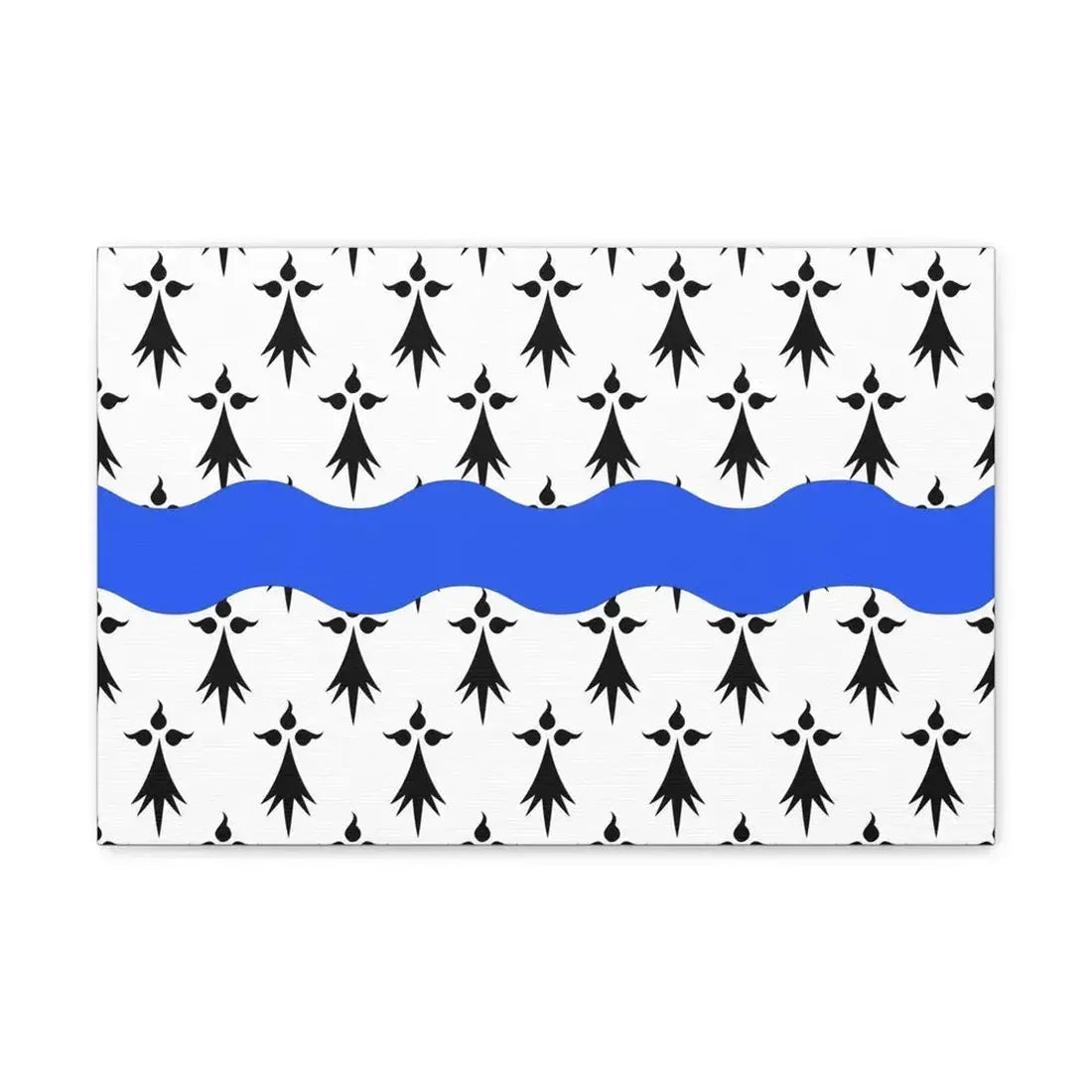Flag of Loire Atlantique France 2 - Canvas Wall Art - The Sticker Space