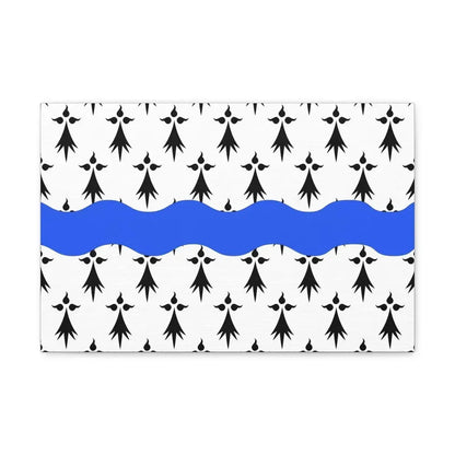 Flag of Loire Atlantique France 2 - Canvas Wall Art - The Sticker Space