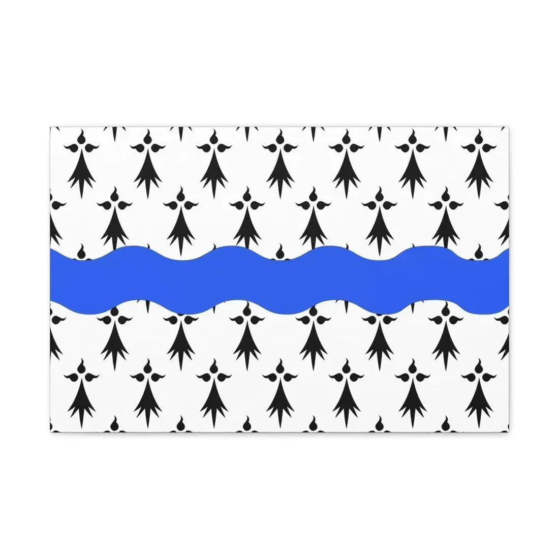 Flag of Loire Atlantique France 2 - Canvas Wall Art - The Sticker Space