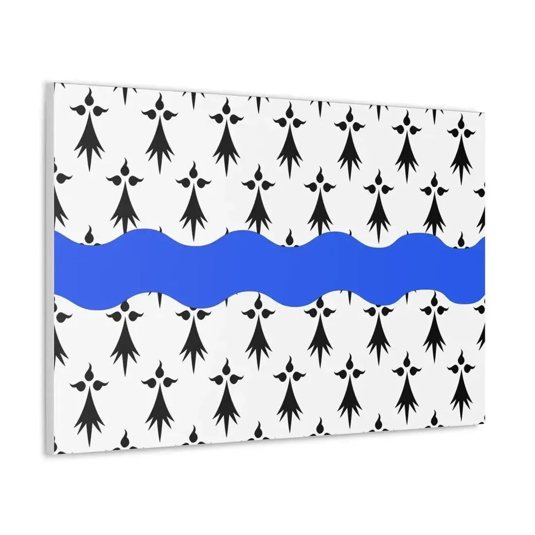 Flag of Loire Atlantique France 2 - Canvas Wall Art - The Sticker Space
