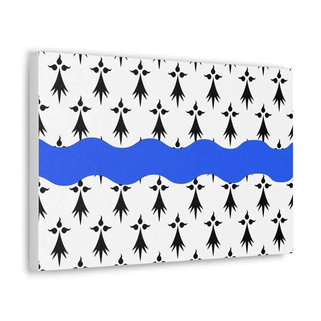 Flag of Loire Atlantique France 2 - Canvas Wall Art - The Sticker Space