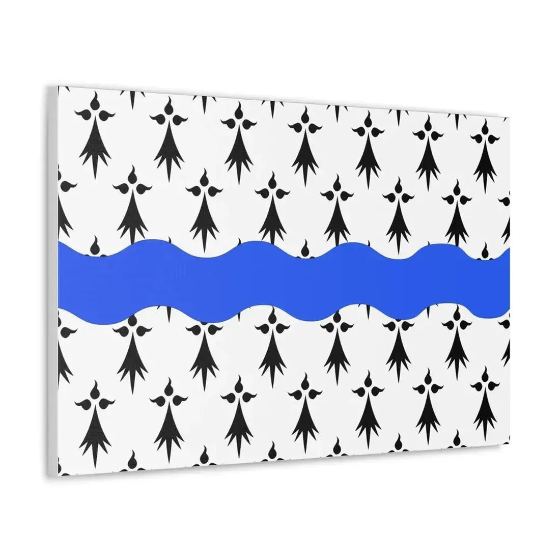 Flag of Loire Atlantique France 2 - Canvas Wall Art - The Sticker Space