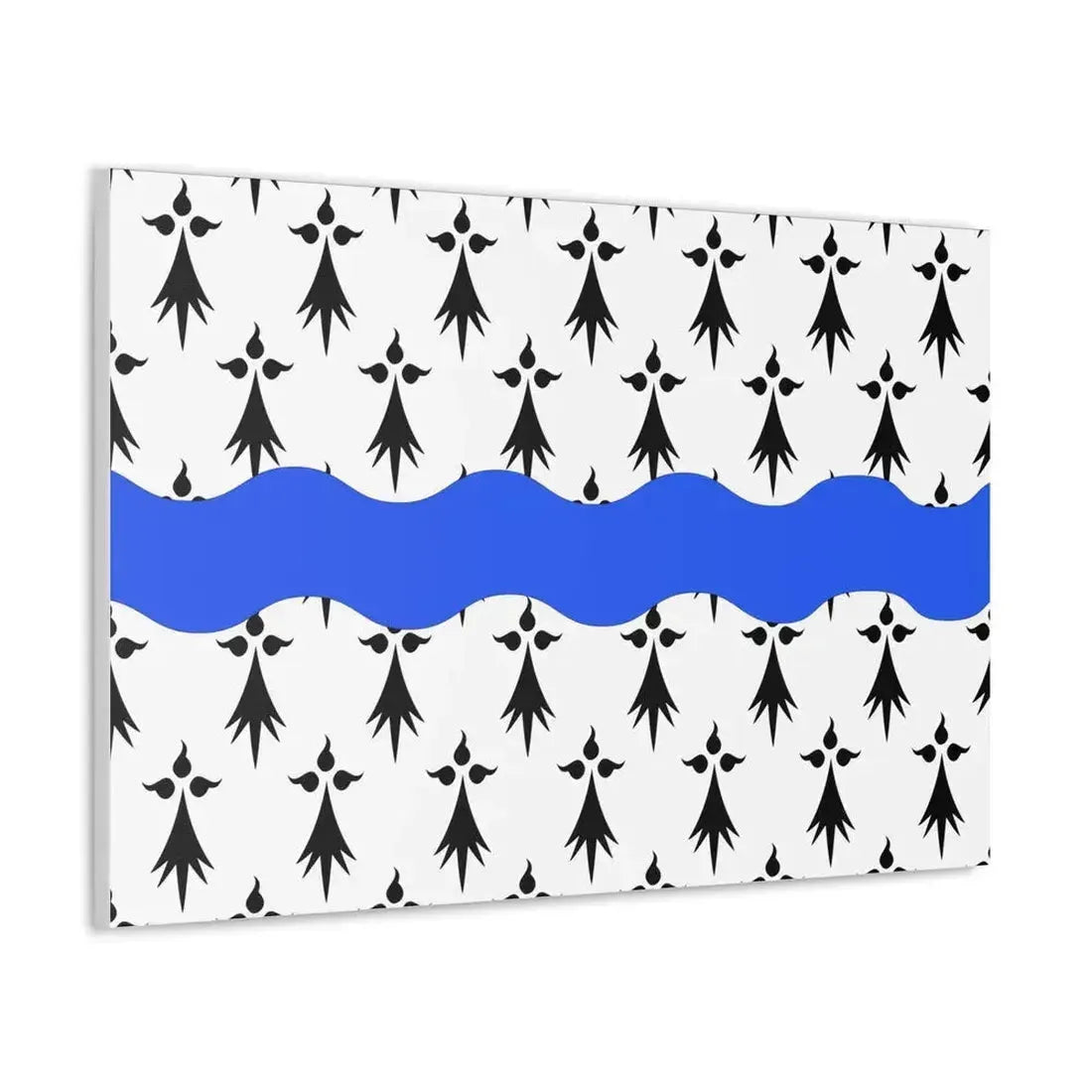 Flag of Loire Atlantique France 2 - Canvas Wall Art - The Sticker Space