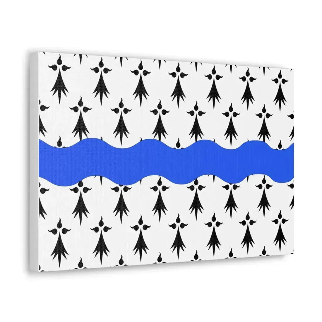 Flag of Loire Atlantique France 2 - Canvas Wall Art - The Sticker Space