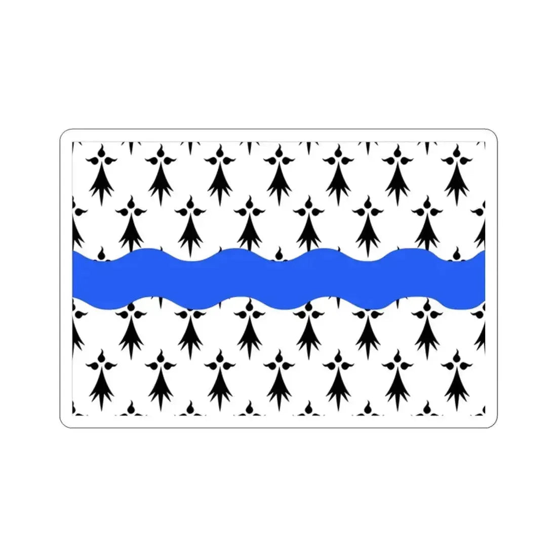 Flag of Loire Atlantique France 2 STICKER Vinyl Die-Cut Decal 2 Inch - The Sticker Space