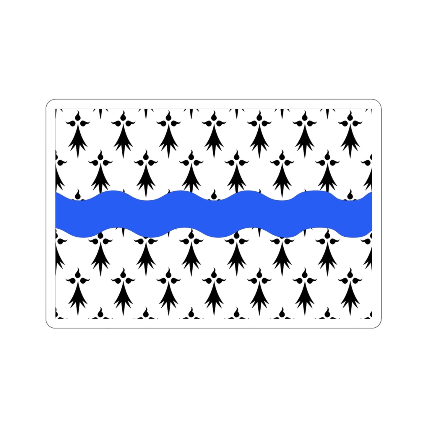 Flag of Loire Atlantique France 2 STICKER Vinyl Die-Cut Decal-3 Inch-The Sticker Space