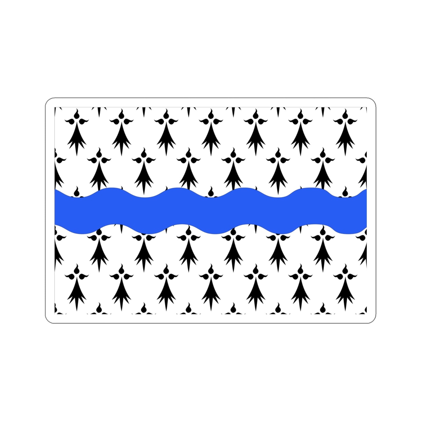 Flag of Loire Atlantique France 2 STICKER Vinyl Die-Cut Decal-4 Inch-The Sticker Space