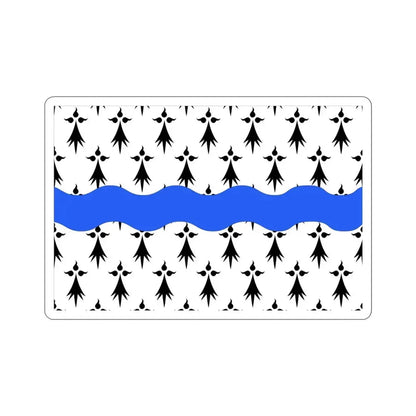 Flag of Loire Atlantique France 2 STICKER Vinyl Die-Cut Decal 4 Inch - The Sticker Space