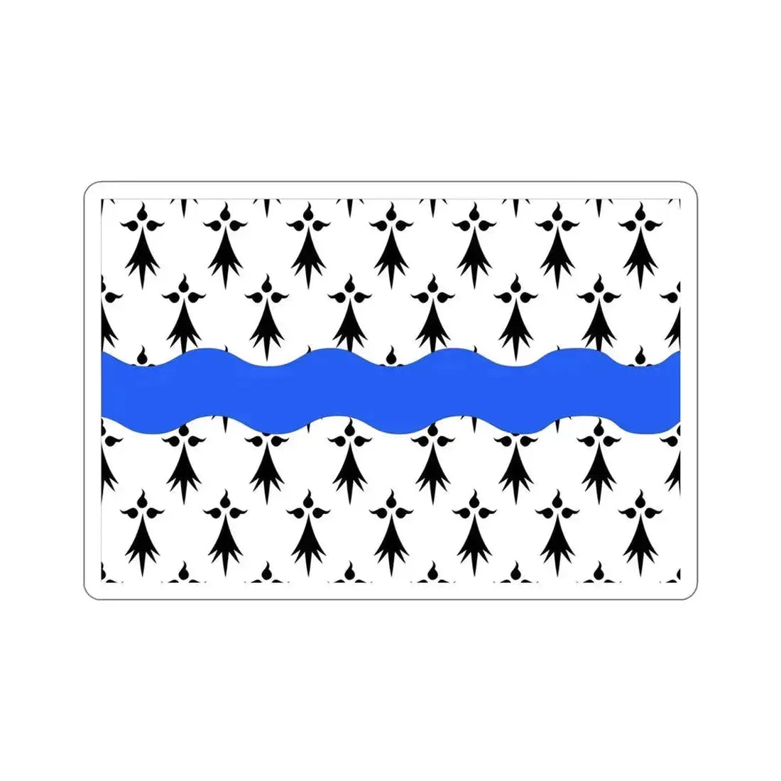 Flag of Loire Atlantique France 2 STICKER Vinyl Die-Cut Decal 5 Inch - The Sticker Space