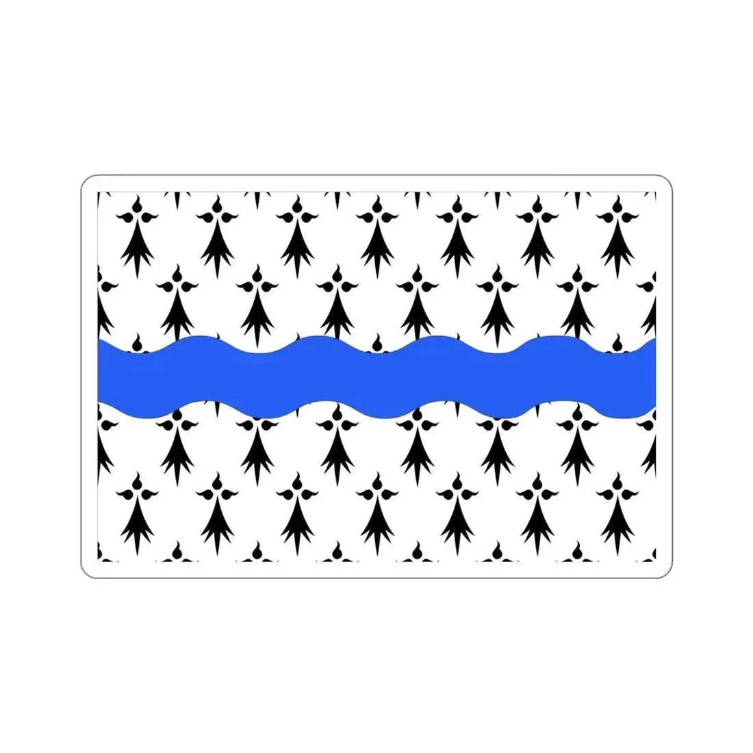 Flag of Loire Atlantique France 2 STICKER Vinyl Die-Cut Decal 5 Inch - The Sticker Space