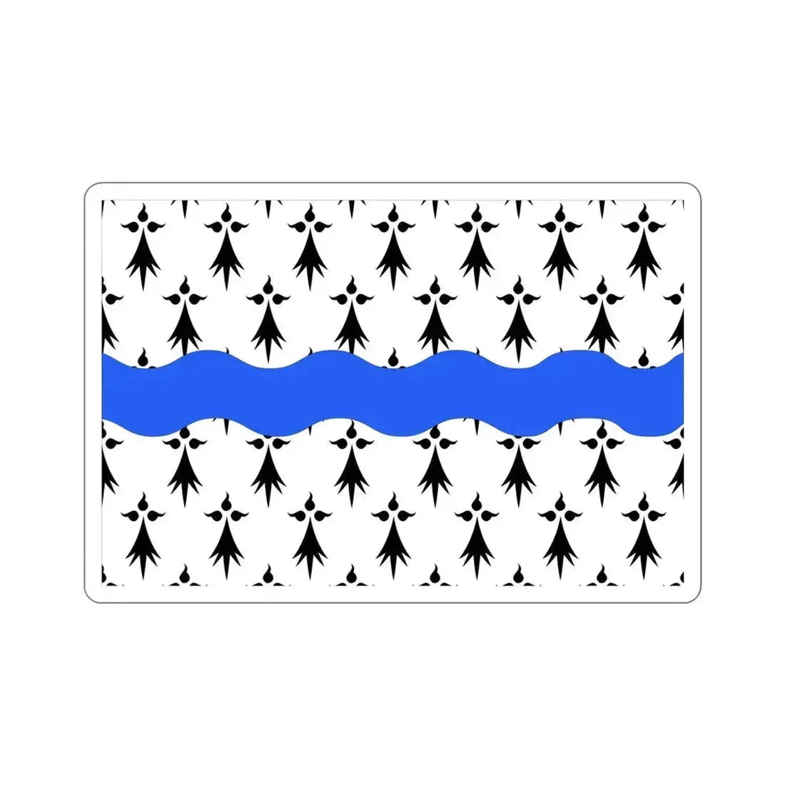Flag of Loire Atlantique France 2 STICKER Vinyl Die-Cut Decal 6 Inch - The Sticker Space