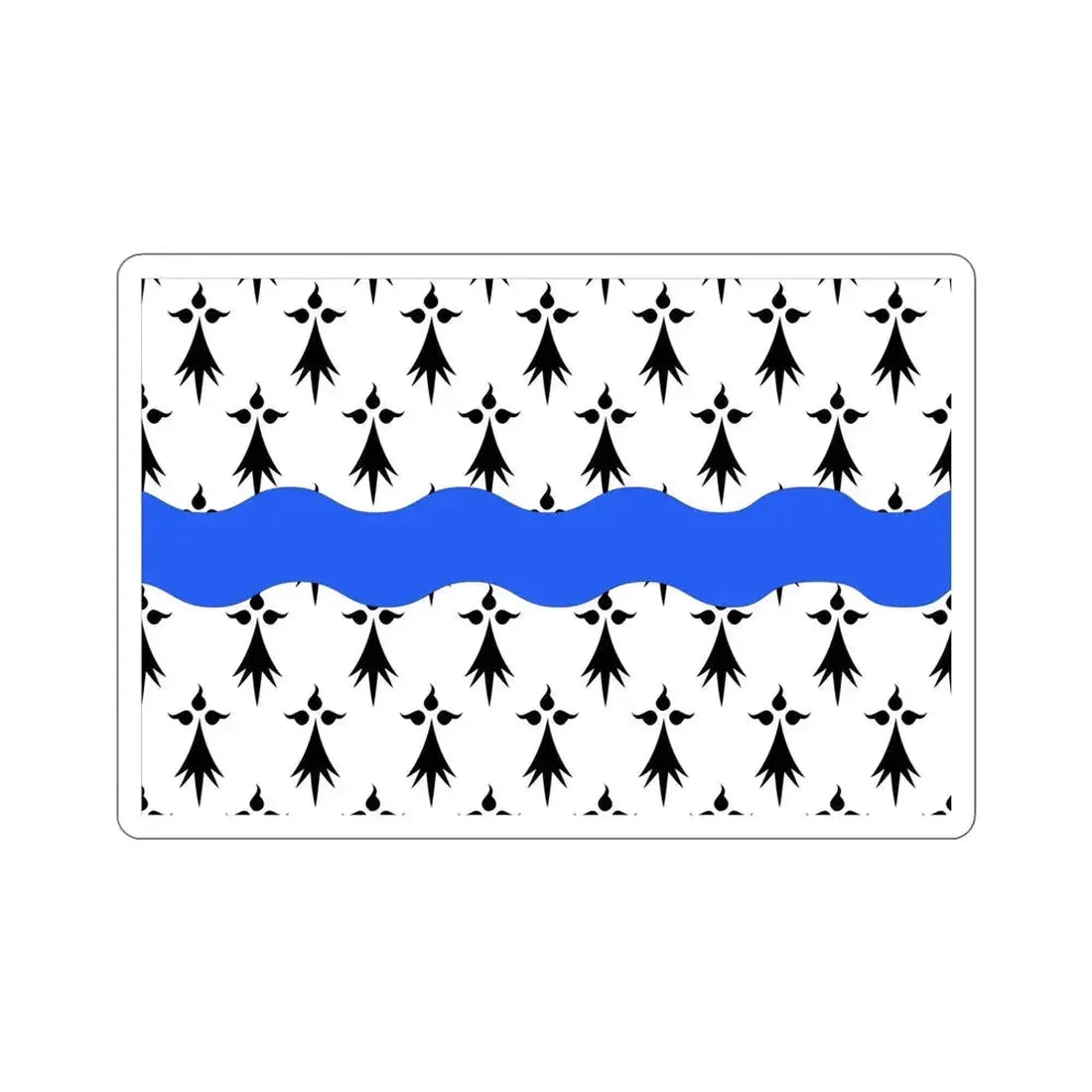 Flag of Loire Atlantique France 2 STICKER Vinyl Die-Cut Decal 6 Inch - The Sticker Space