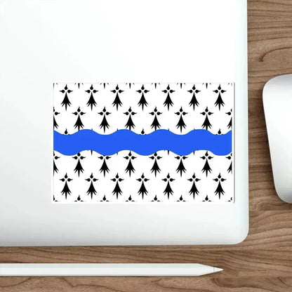 Flag of Loire Atlantique France 2 STICKER Vinyl Die-Cut Decal - The Sticker Space