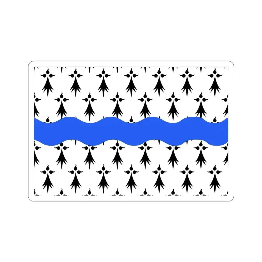 Flag of Loire Atlantique France 2 STICKER Vinyl Die-Cut Decal - The Sticker Space