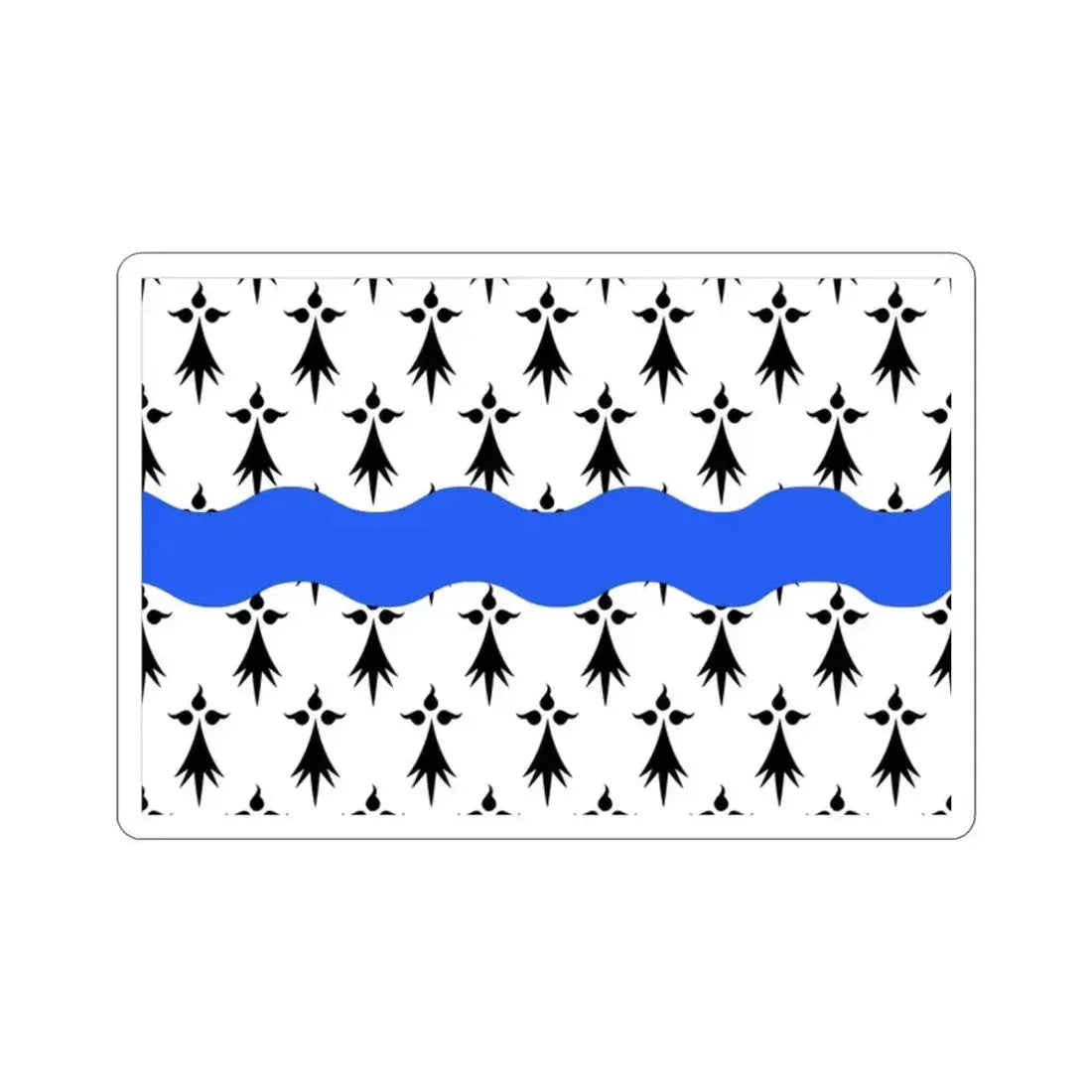 Flag of Loire Atlantique France 2 STICKER Vinyl Die-Cut Decal - The Sticker Space