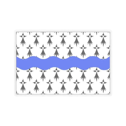 Flag of Loire Atlantique France 2 - STICKER Vinyl Kiss-Cut Decal 3 Inch Transparent - The Sticker Space