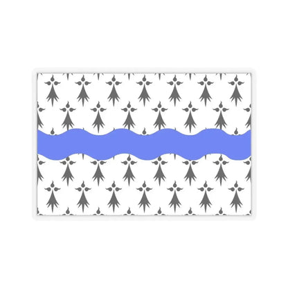 Flag of Loire Atlantique France 2 - STICKER Vinyl Kiss-Cut Decal 4 Inch Transparent - The Sticker Space