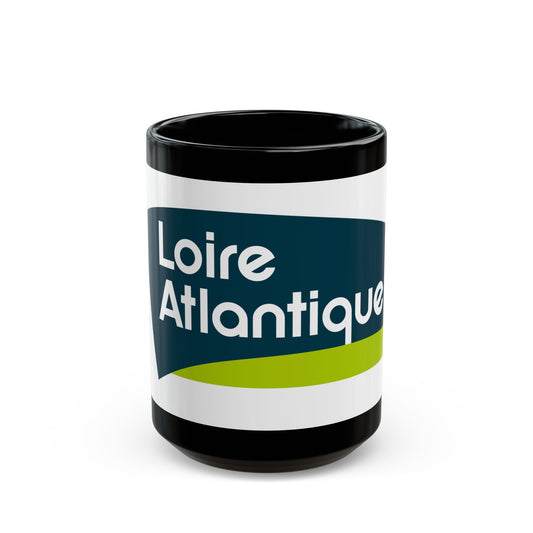 Flag of Loire Atlantique France - Black Coffee Mug-15oz-The Sticker Space