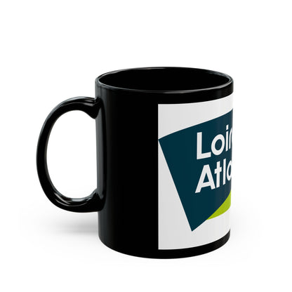 Flag of Loire Atlantique France - Black Coffee Mug-The Sticker Space