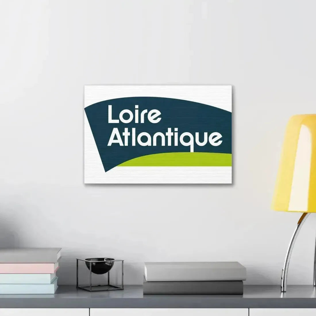 Flag of Loire Atlantique France - Canvas Wall Art - The Sticker Space