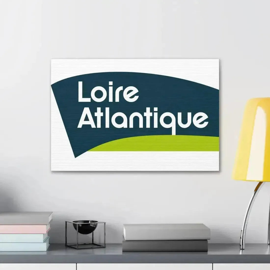 Flag of Loire Atlantique France - Canvas Wall Art - The Sticker Space