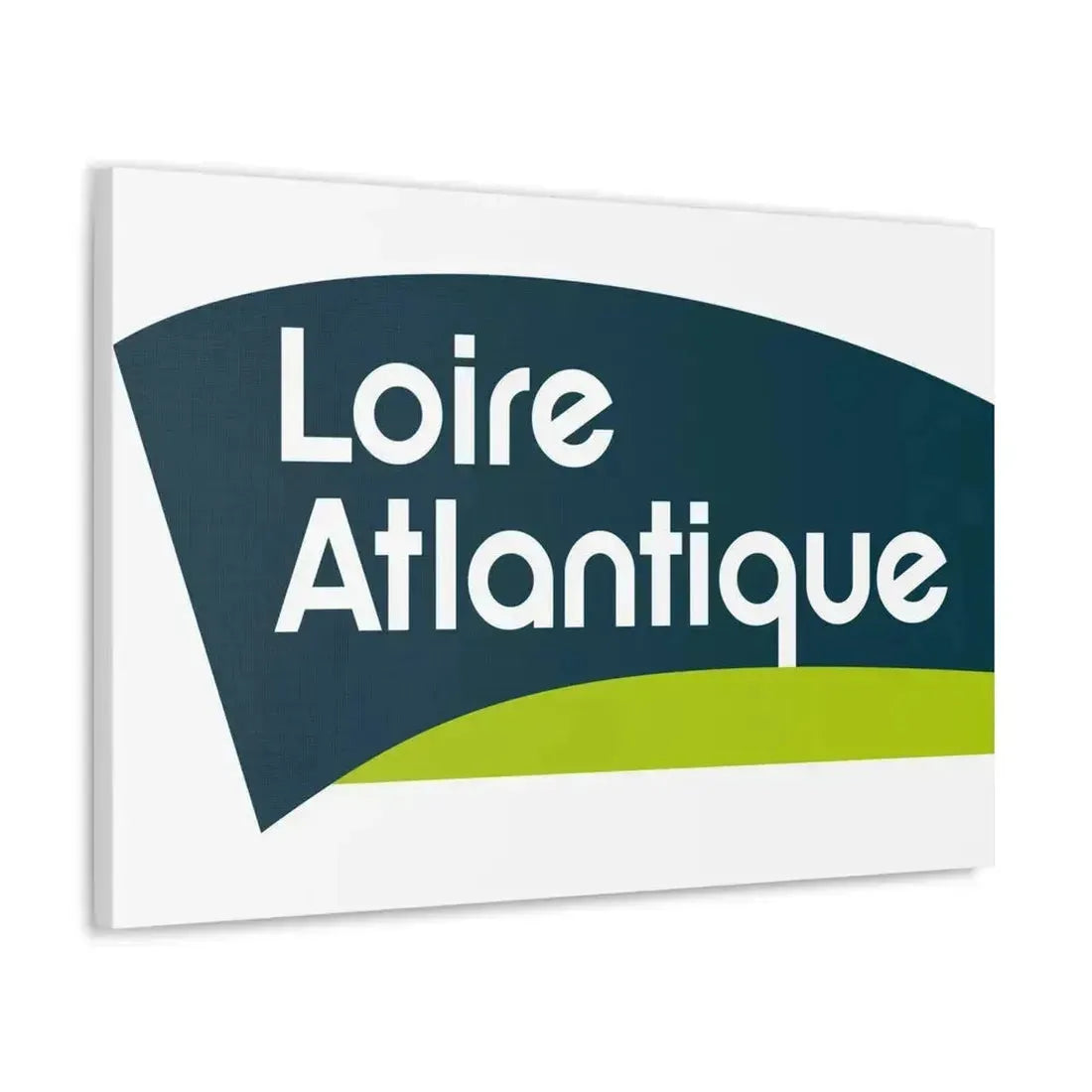 Flag of Loire Atlantique France - Canvas Wall Art - The Sticker Space