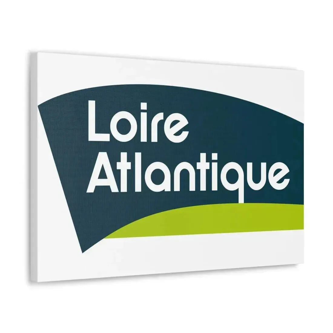 Flag of Loire Atlantique France - Canvas Wall Art - The Sticker Space