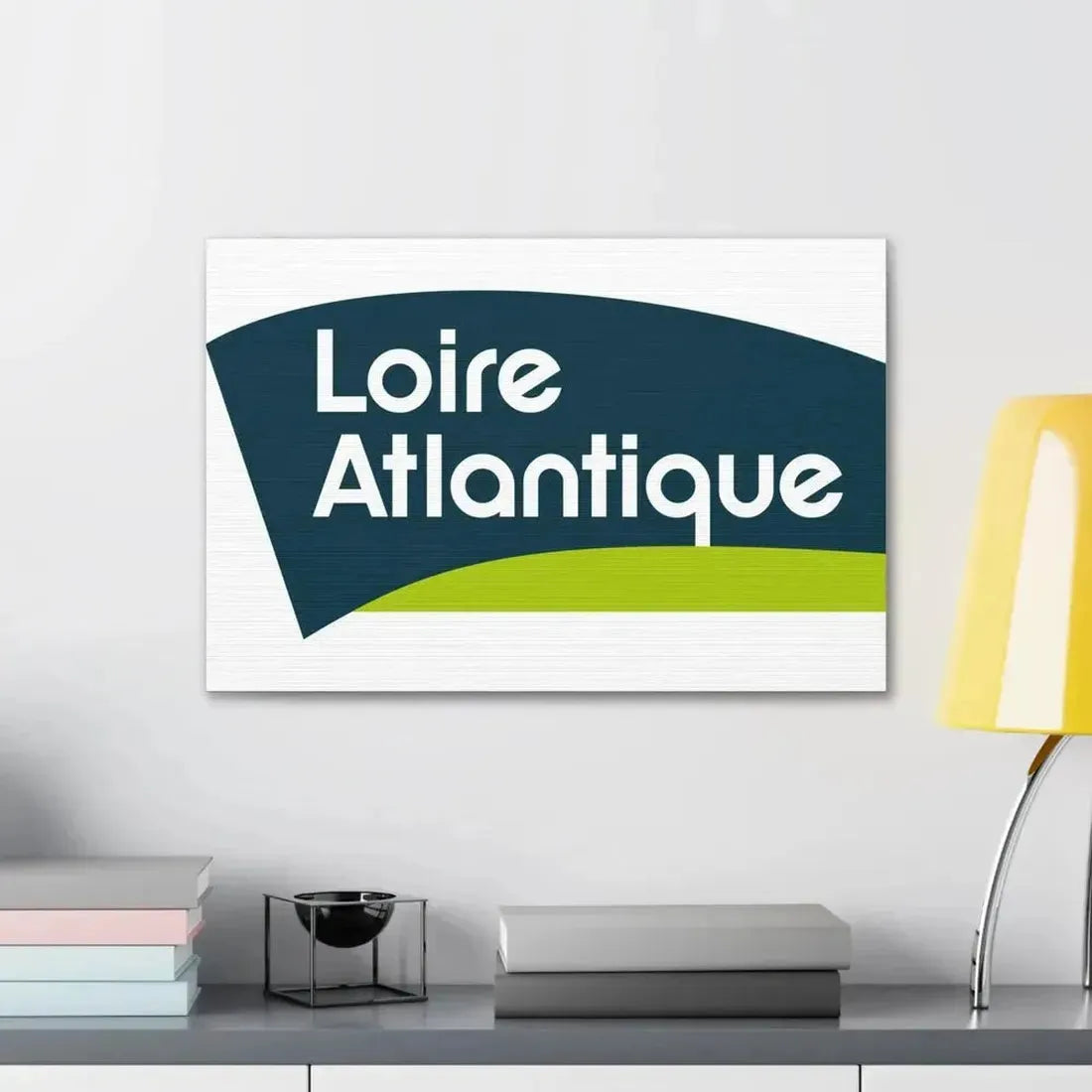 Flag of Loire Atlantique France - Canvas Wall Art - The Sticker Space