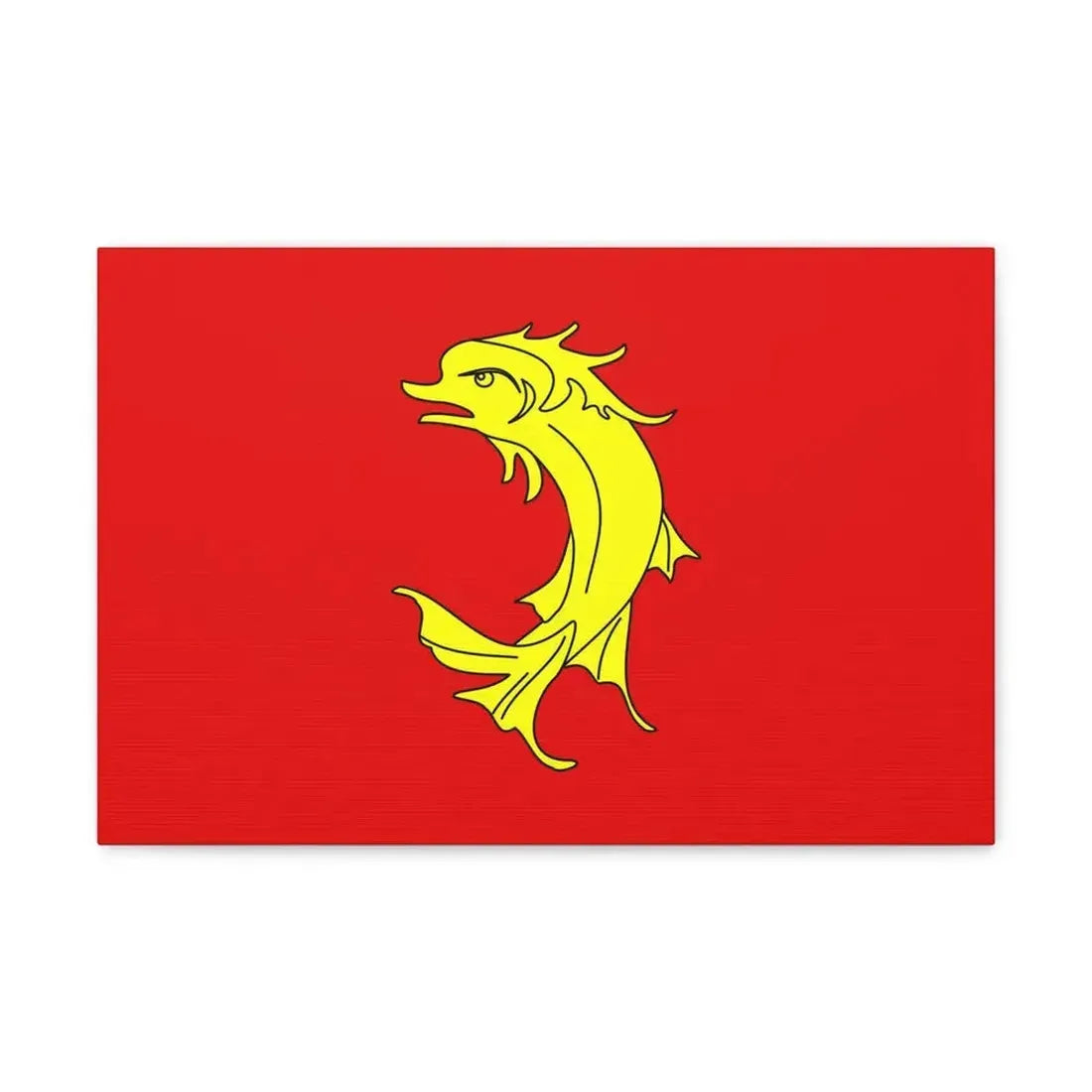 Flag of Loire France 2 - Canvas Wall Art 18″ x 12″ 1.25" - The Sticker Space